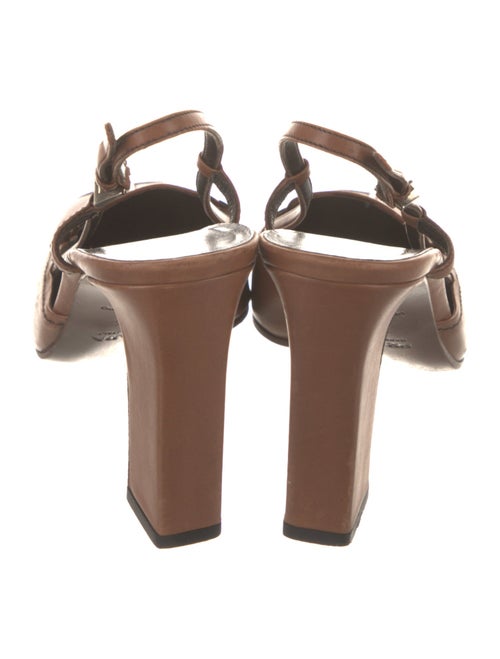 Prada Leather Slingback Pumps