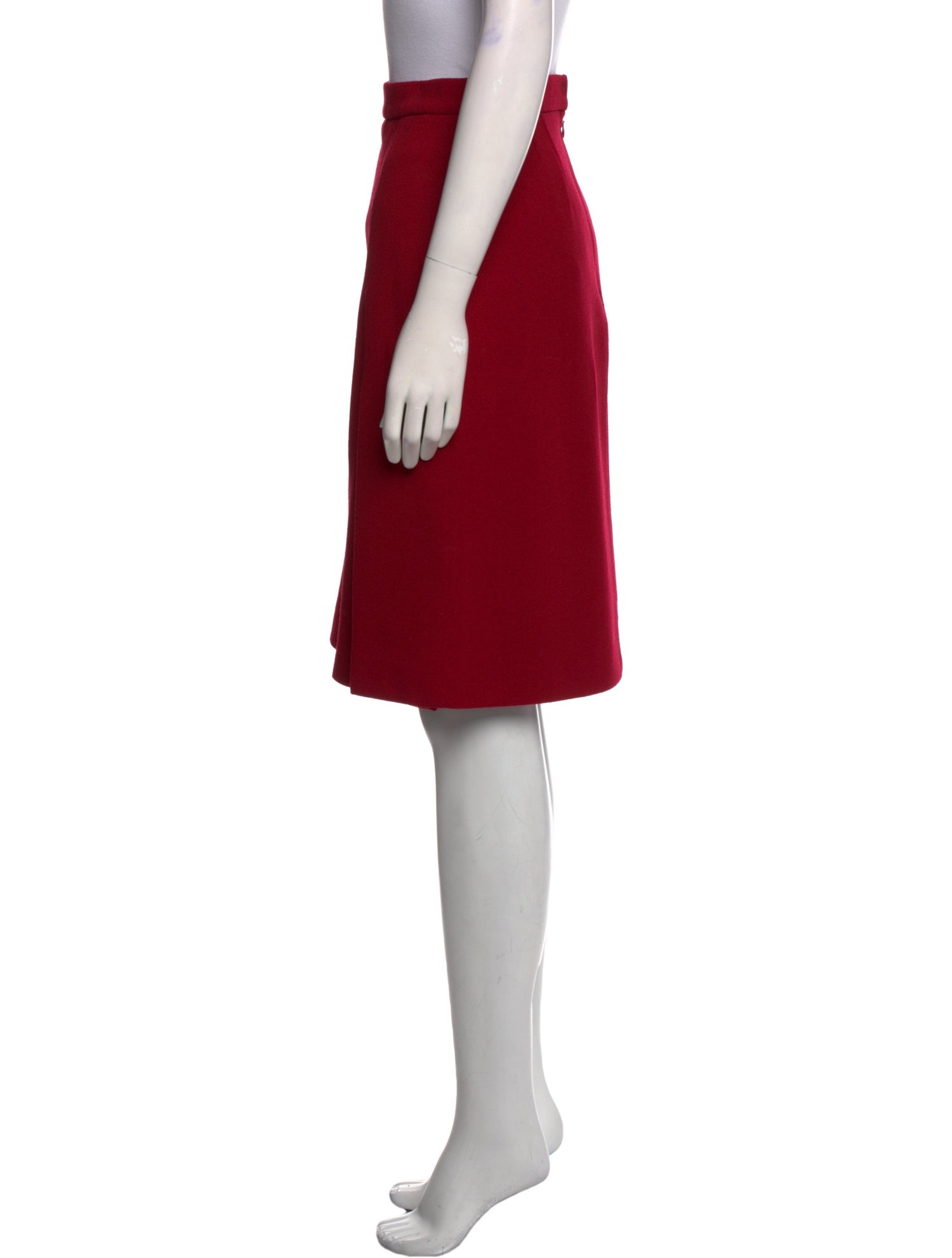 Prada Virgin Wool Knee-Length Skirt