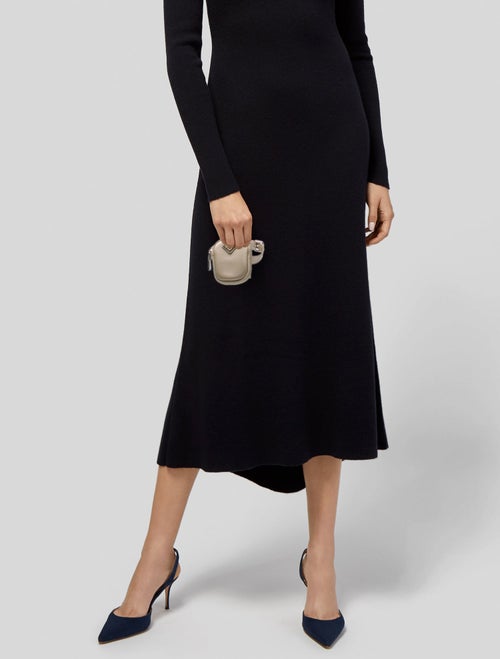 Prada Enameled Metal Triangle Belt Bag