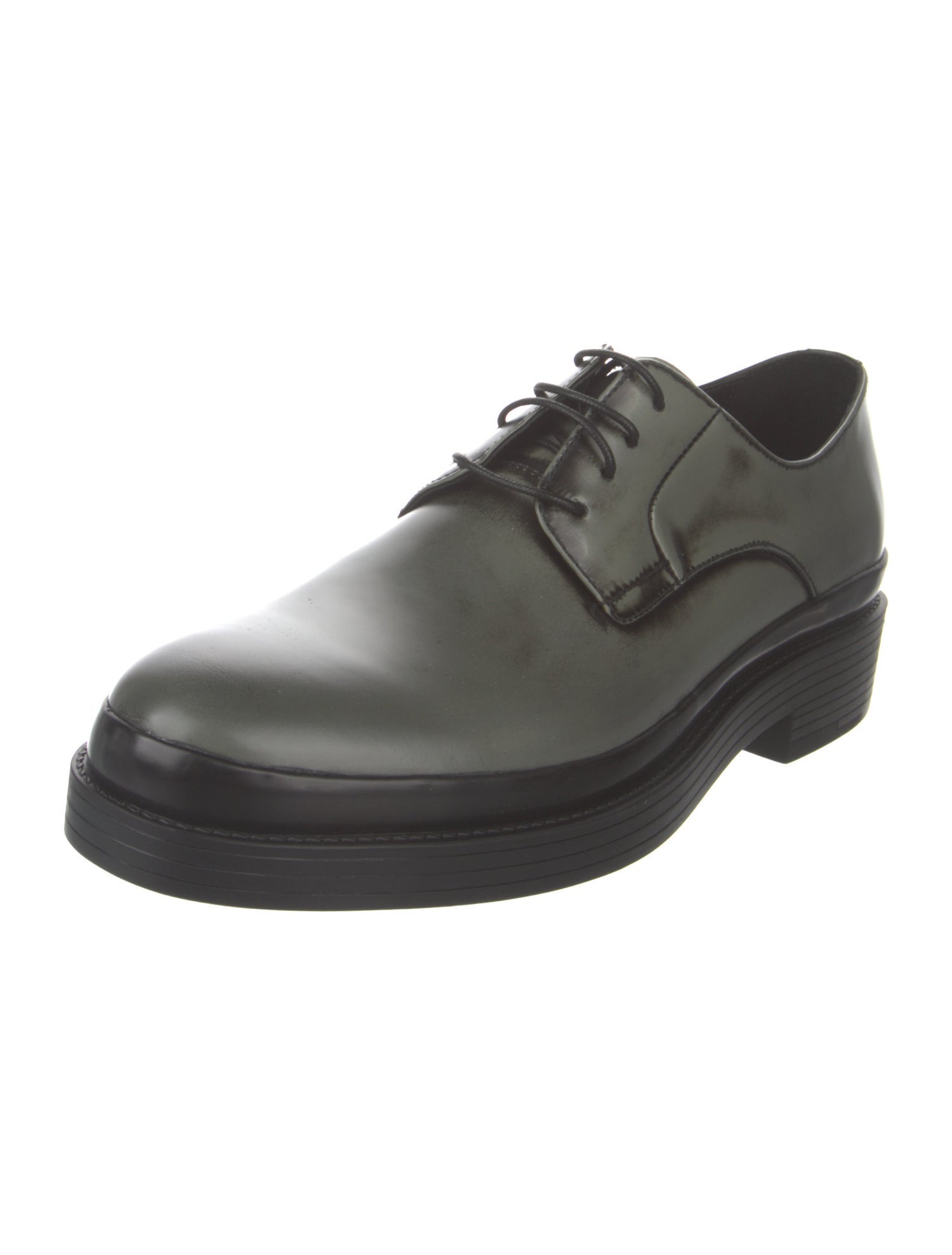 Prada Leather Derby Shoes