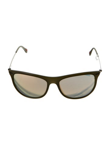 Prada Sport Sunglasses Cat-Eye Mirrored