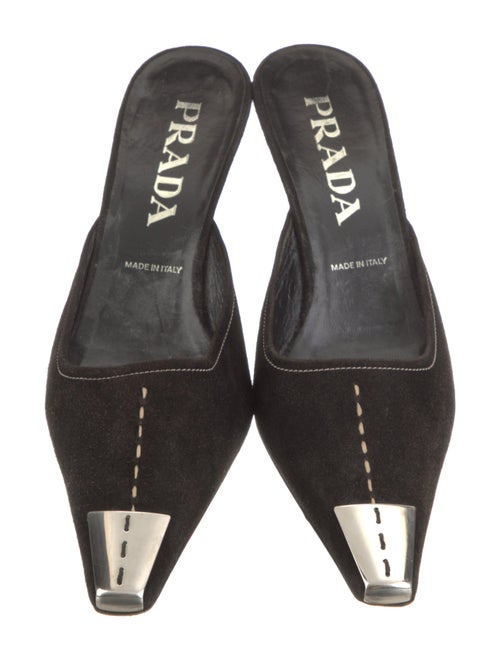 Prada Suede Mules