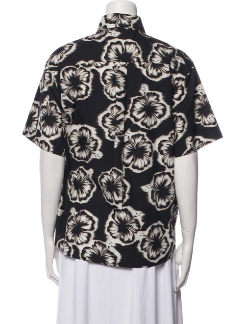 Prada 2018 Printed Button-Up Top