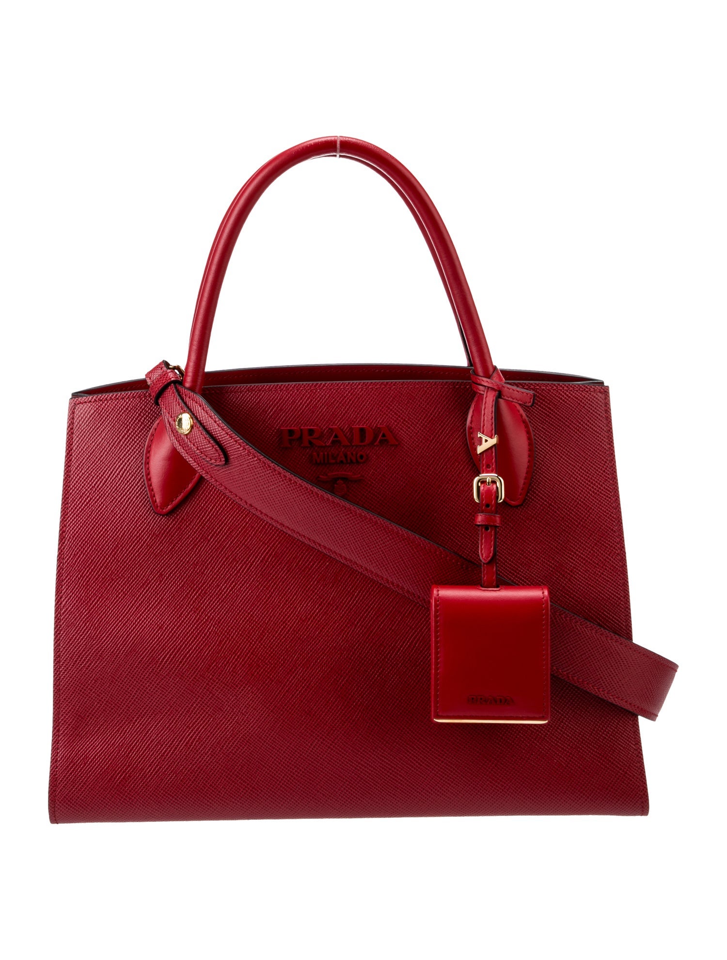 Prada Saffiano Cuir Leather Monochrome