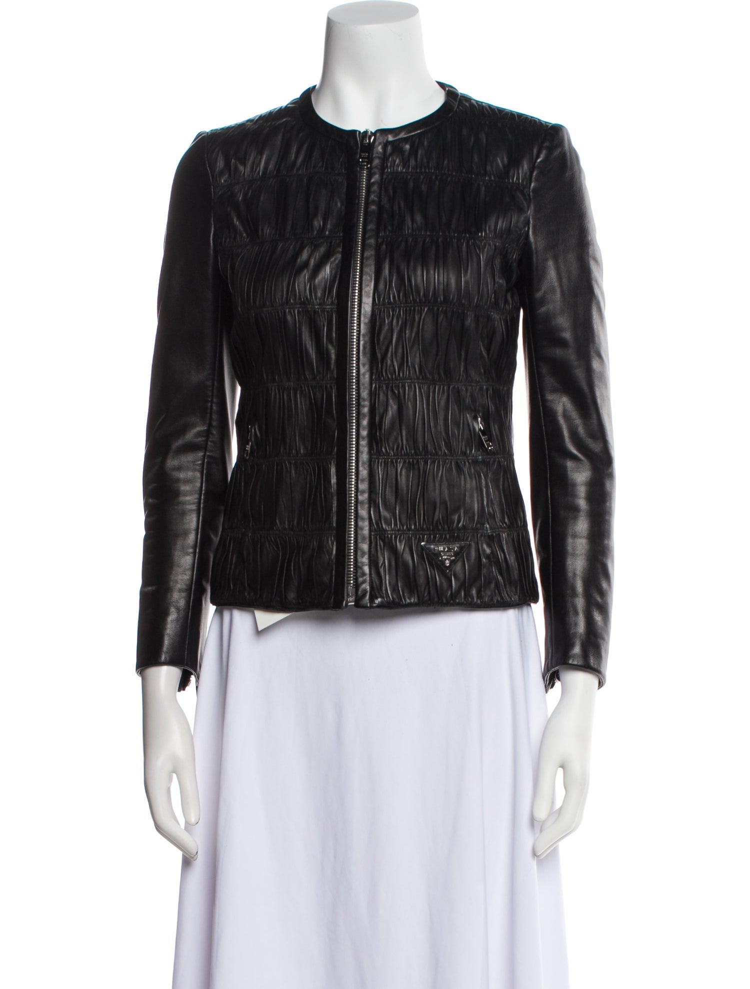 Prada 2010's Leather Poncho