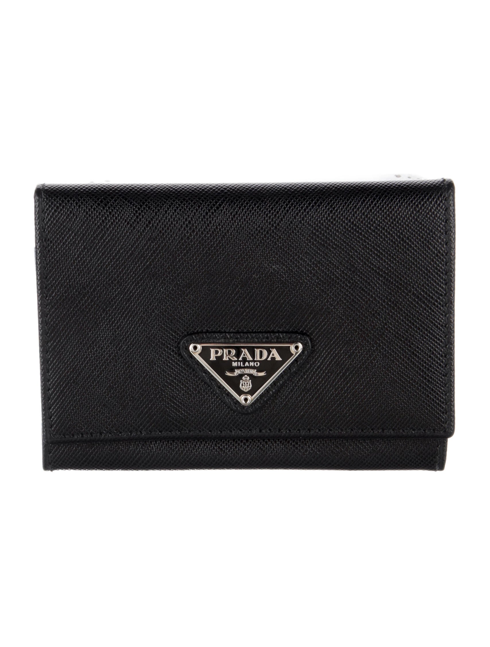 Prada Saffiano Lux Leather Card Holder