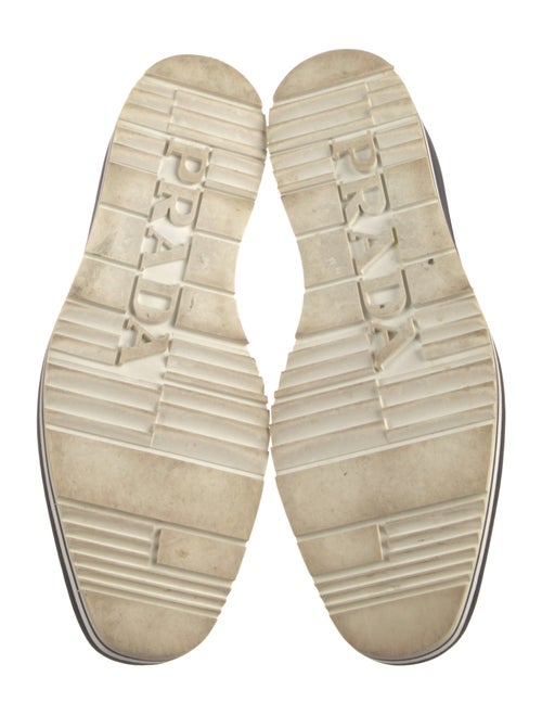 Prada Leather Lasercut Accents Oxfords