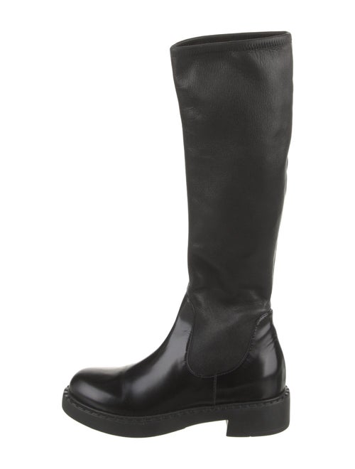Prada Leather Riding Boots