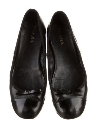 Prada Leather Ballet Flats