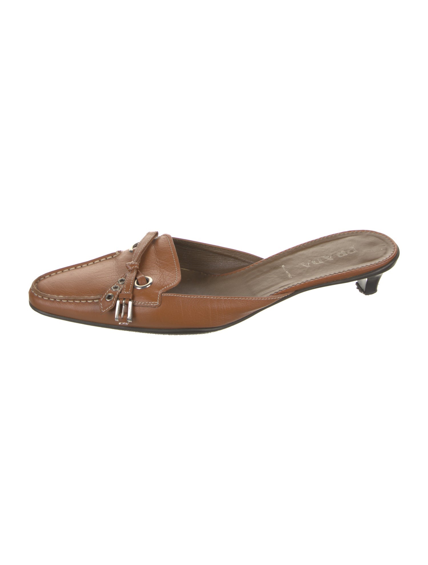 Prada Leather Mules