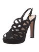 Prada Suede Slingback Sandals