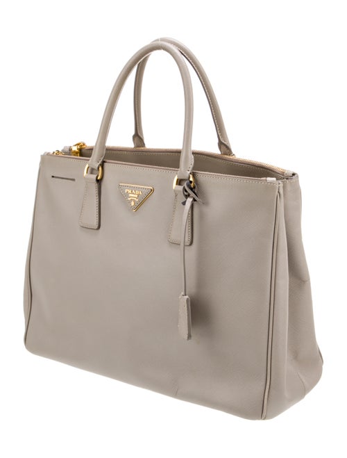 Prada Saffiano Leather Galleria Double Zip Large