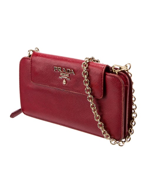 Prada Saffiano Leather Metal