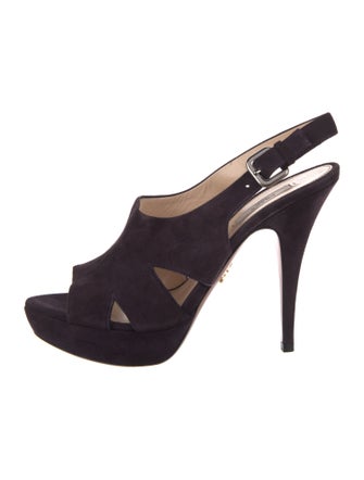 Prada Suede Gladiator Sandals