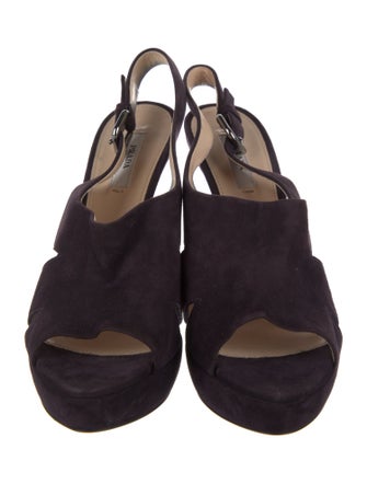 Prada Suede Gladiator Sandals