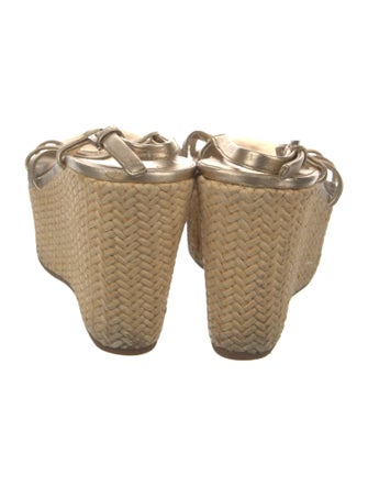 Prada Leather Espadrilles