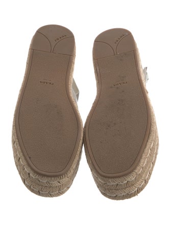 Prada Leather Espadrilles