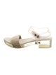 Prada Canvas Slingback Sandals
