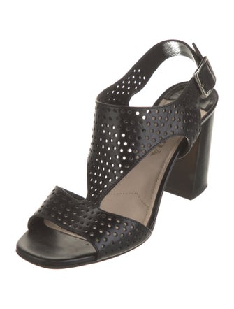 Prada Leather Slingback Sandals