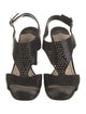 Prada Leather Slingback Sandals