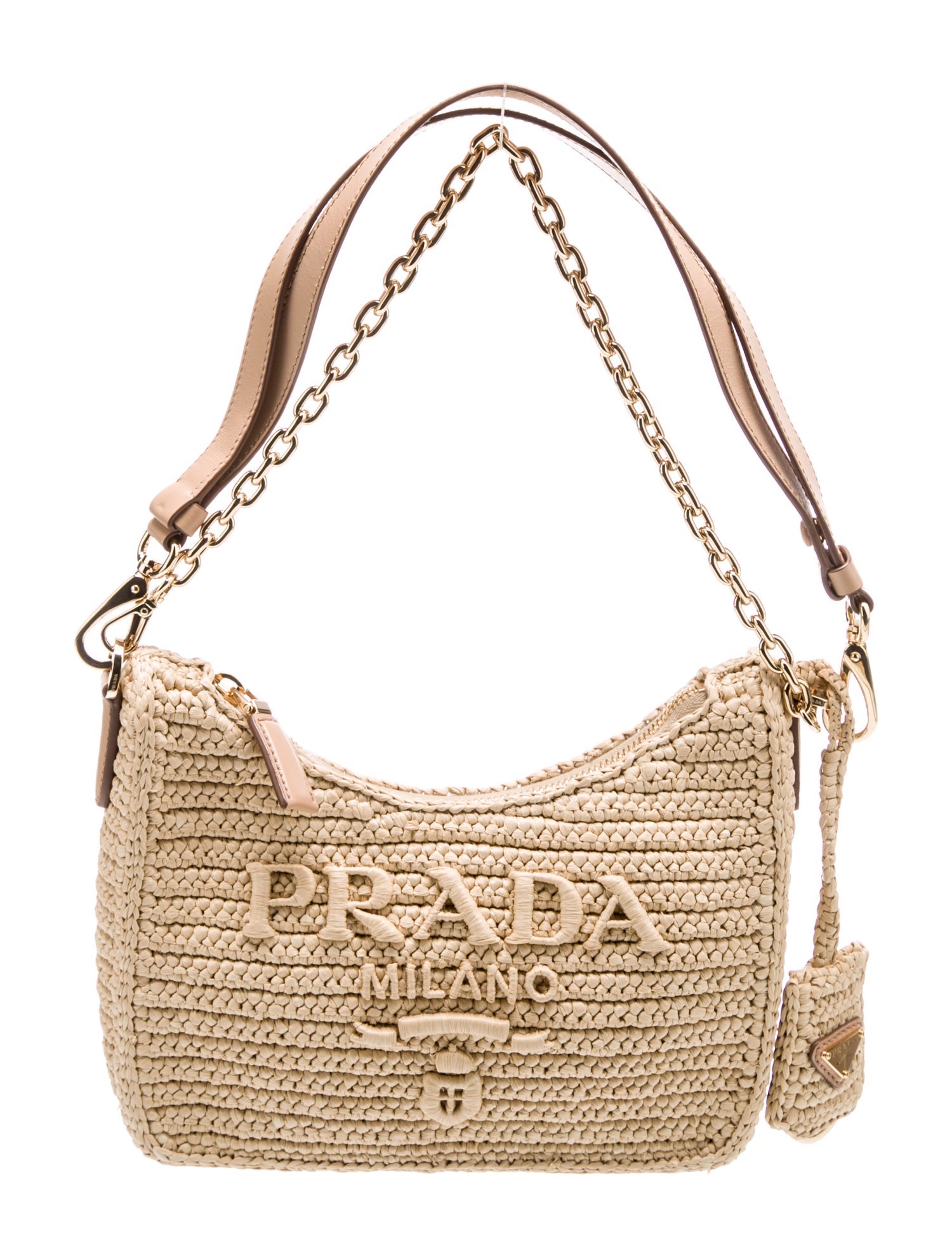 Prada Enameled Metal Triangle Re-Edition 2005