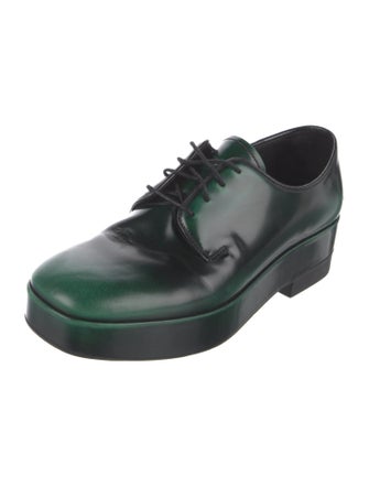 Prada Leather Derby Shoes