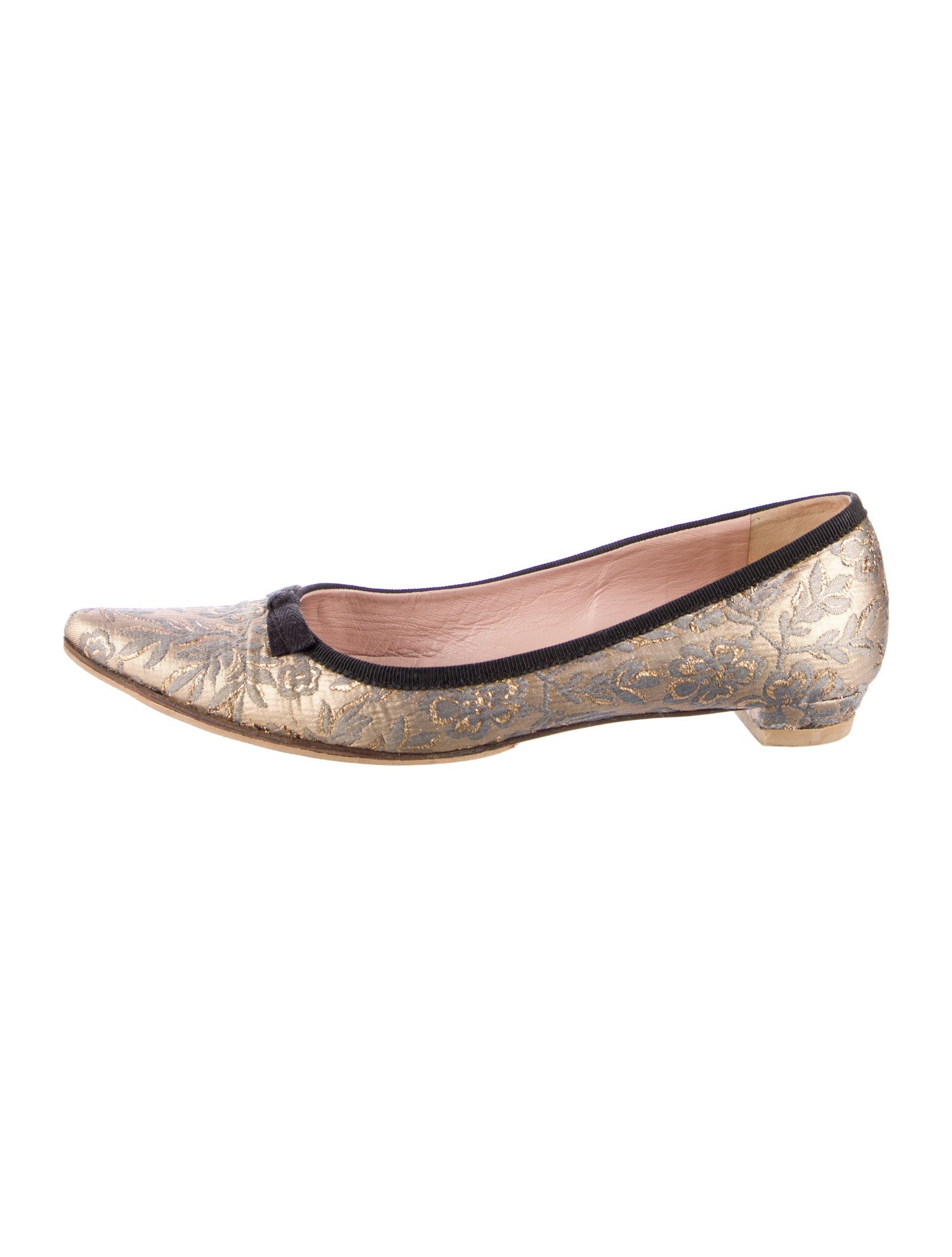 Prada Printed Ballet Flats