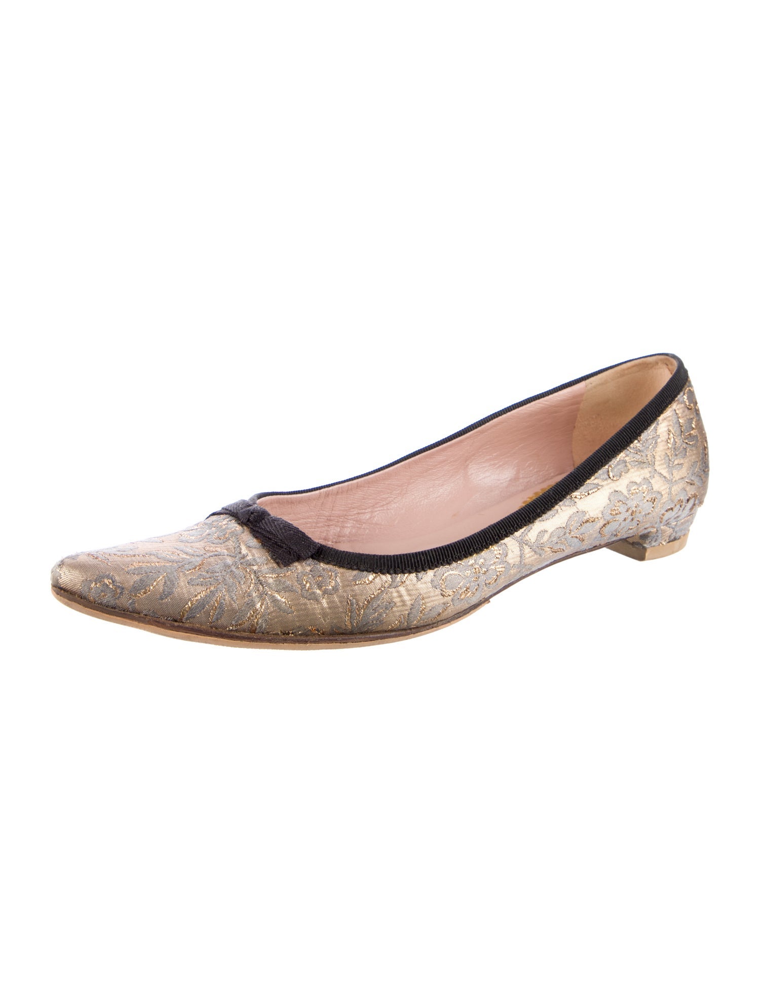 Prada Printed Ballet Flats