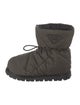 Prada Nylon Lace-Up Boots
