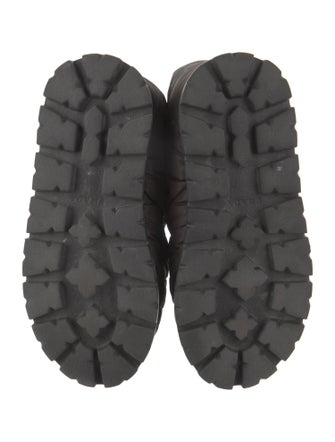 Prada Nylon Lace-Up Boots