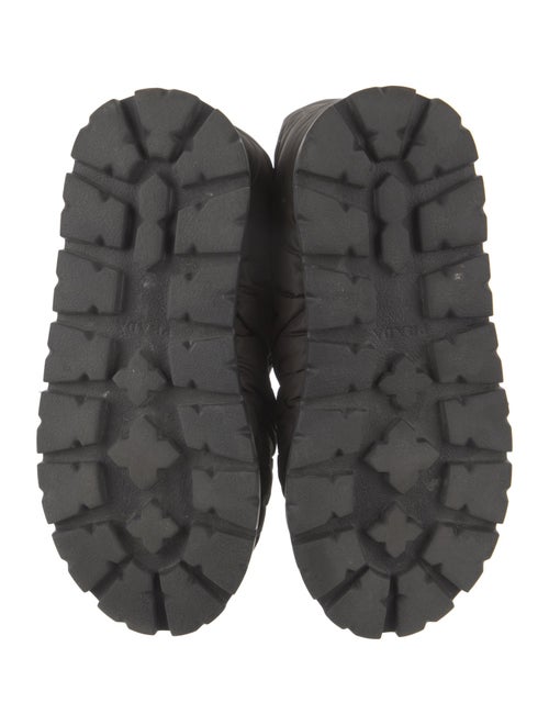 Prada Nylon Lace-Up Boots