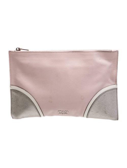 Prada Saffiano Leather Clutch