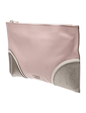 Prada Saffiano Leather Clutch