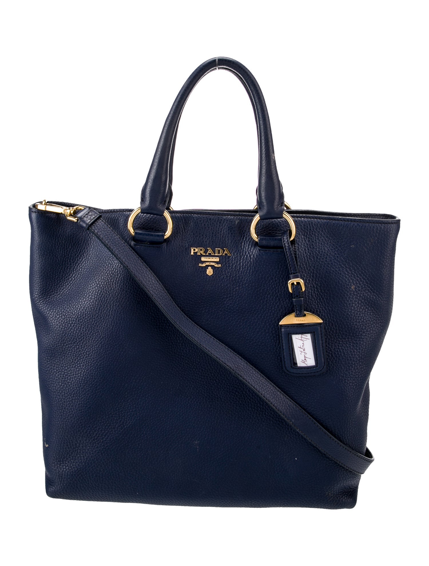 Prada Vitello Daino Leather Galleria Tote Large
