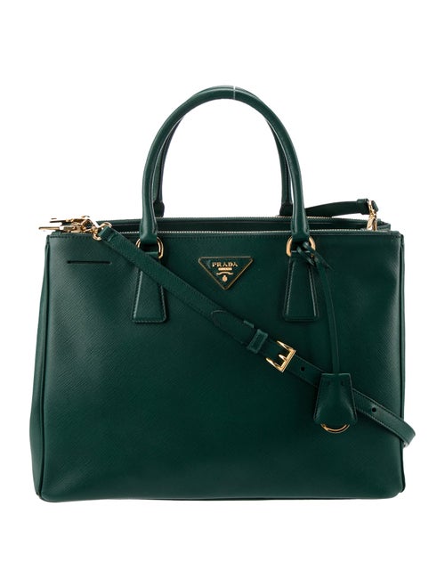 Prada Saffiano Leather Galleria Double Zip Large