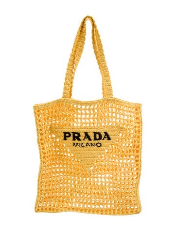 Prada Totes Raffia Grass Tote