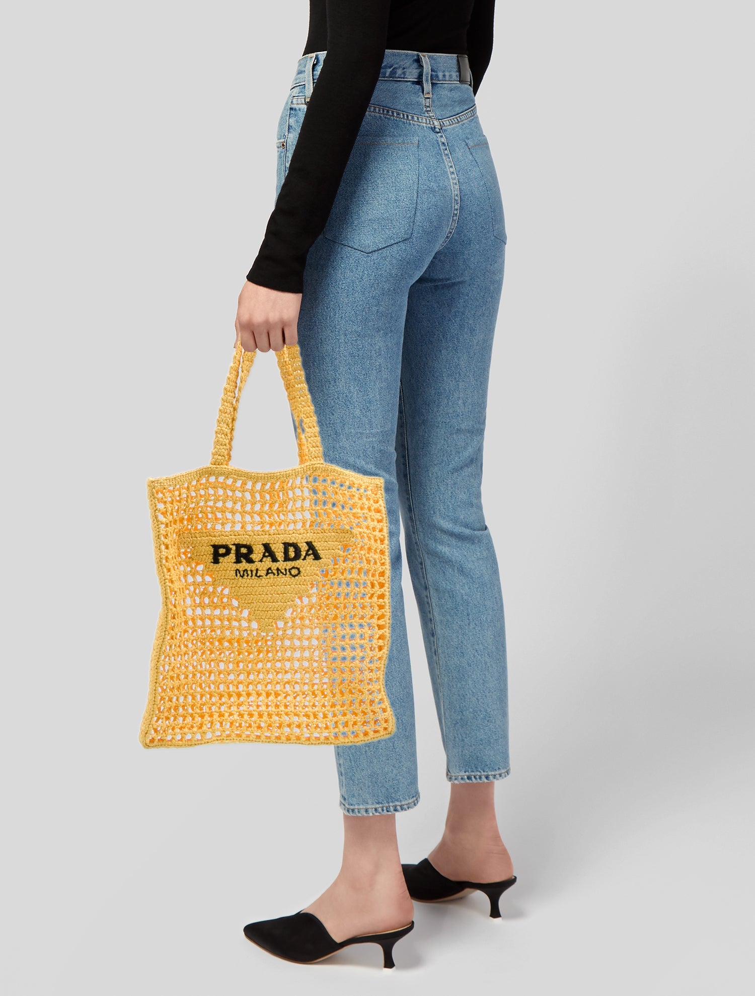 Prada Raffia Grass Tote