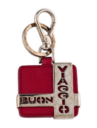 Prada Leather Keychain