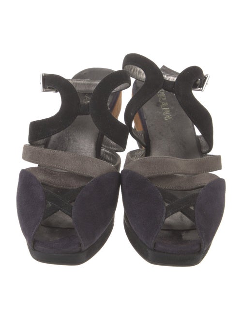 Prada Suede Slingback Sandals