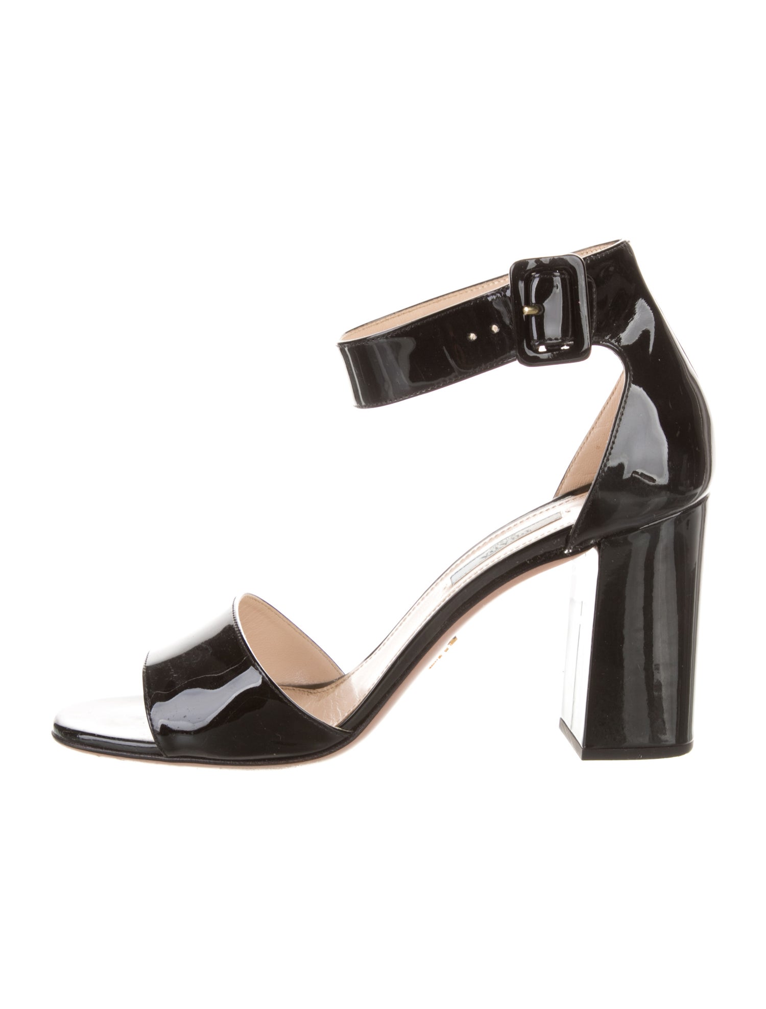 Prada Patent Leather Sandals