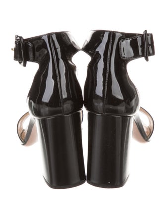 Prada Patent Leather Sandals