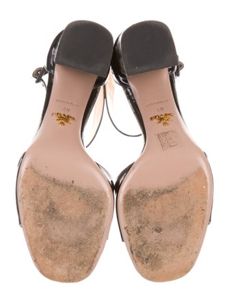 Prada Patent Leather Sandals