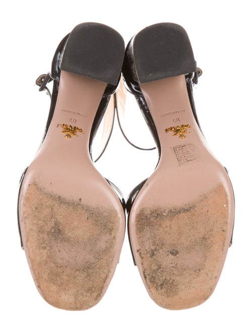Prada Patent Leather Sandals
