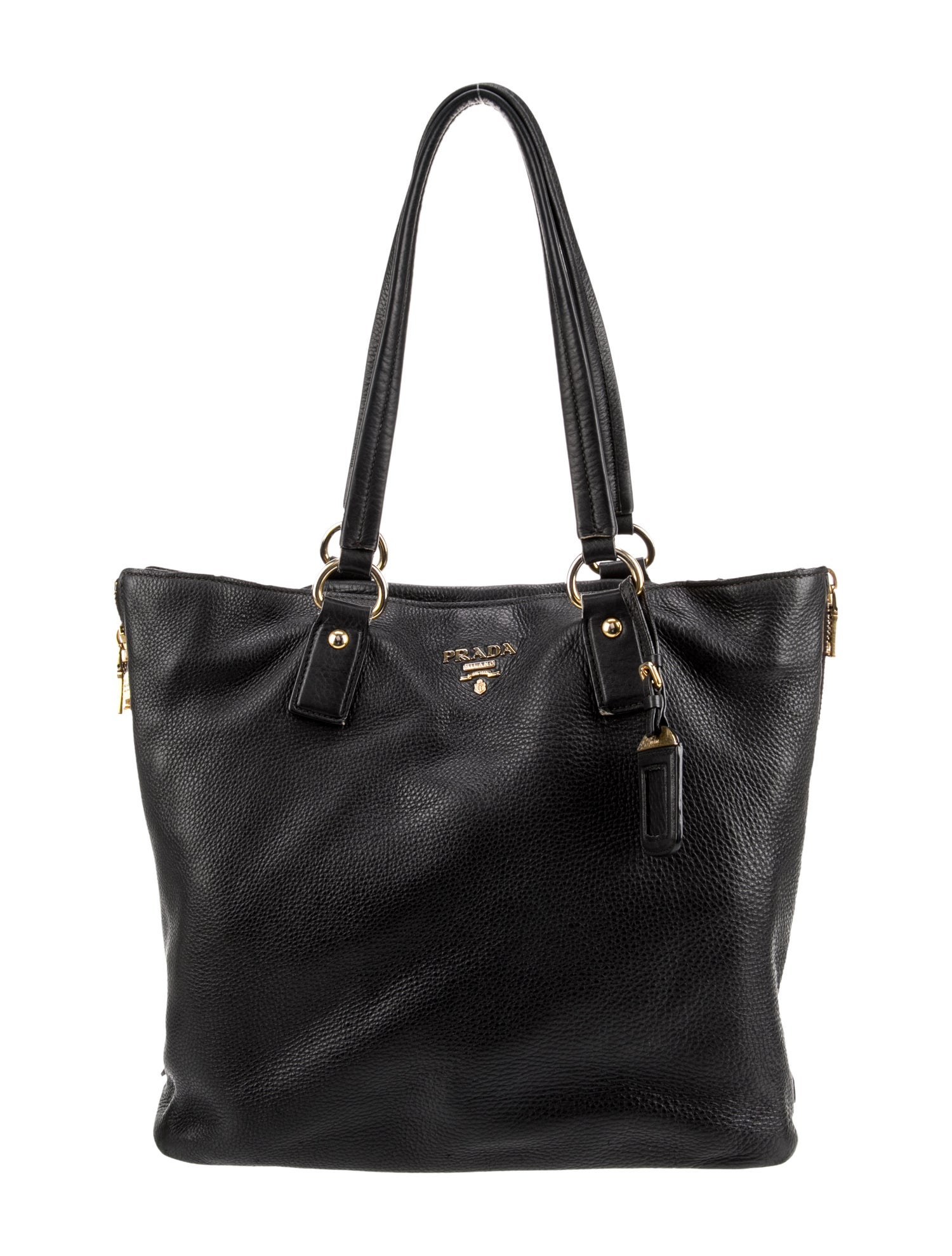 Prada Leather Tote - Blue Totes, Handbags - PRA1106341 | The