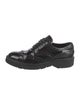 Prada Sport Patent Leather Lasercut Accents Oxfords