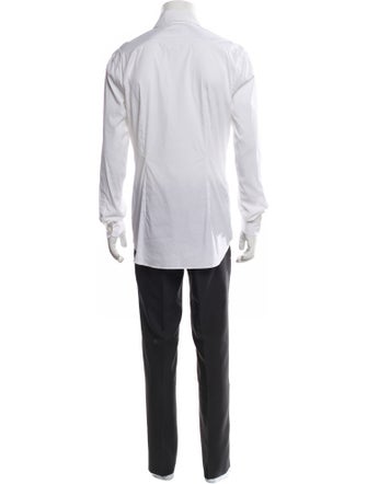 Prada 2013 Long Sleeve Tuxedo Shirt