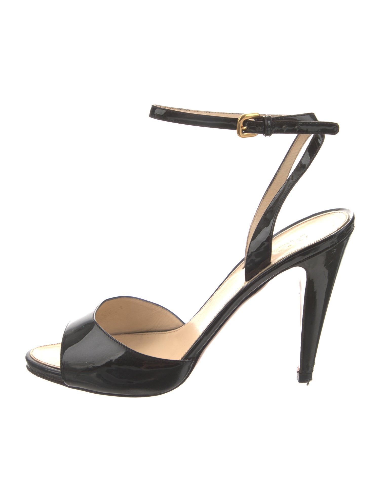 Prada Patent Leather Sandals