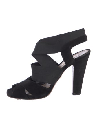 Prada Suede Slingback Sandals