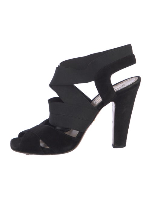 Prada Suede Slingback Sandals