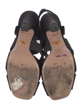 Prada Suede Slingback Sandals